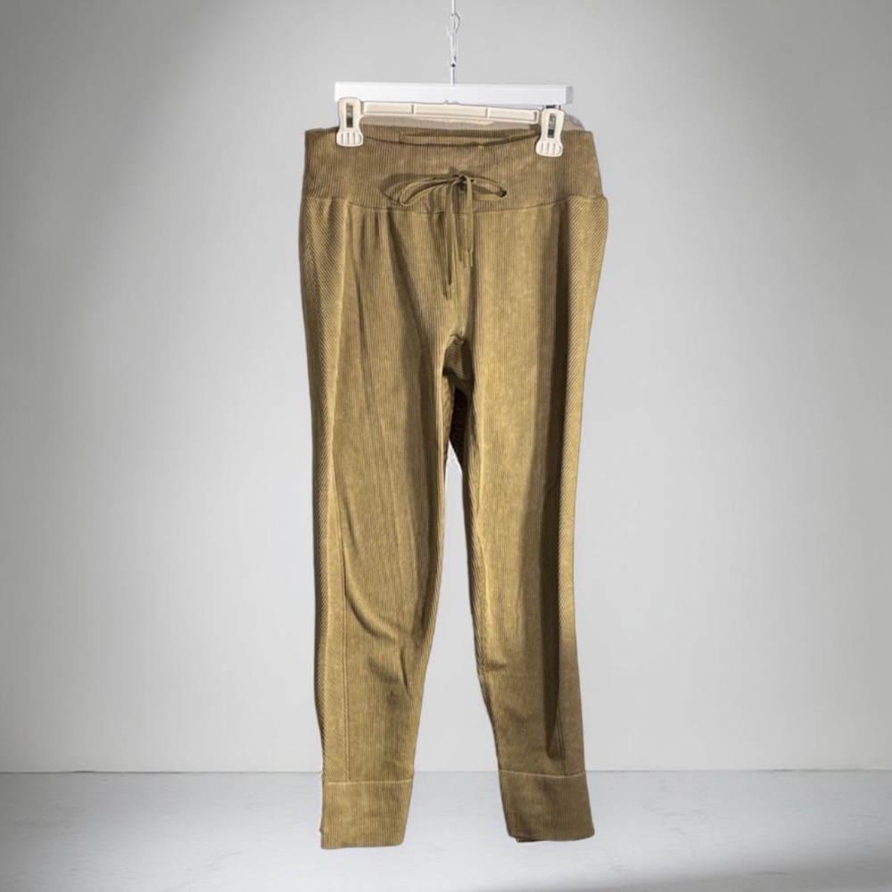 PINK ACTIVE Bright Olive Joggers w/Drawstring